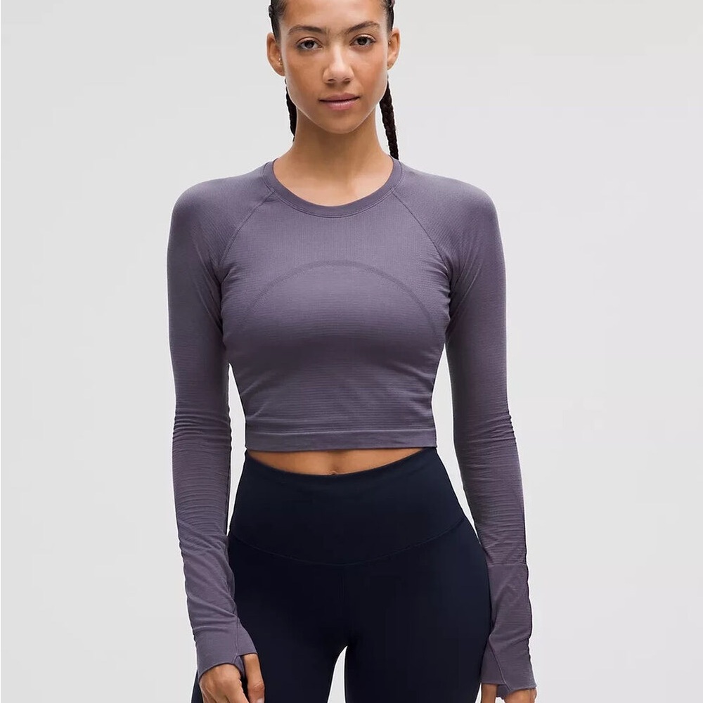 Lululemon Swiftly crop long sleeve